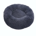 Lit rond en peluche
