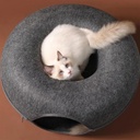 Lit-tunnel en forme de donut // Noir