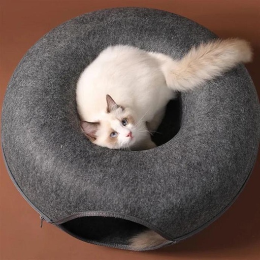 Lit-tunnel en forme de donut // Noir